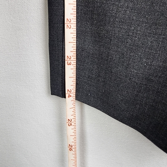 Trina Turk Straight Leg Wool Blend Button Detail Pants Size 8 - Picture 5 of 7